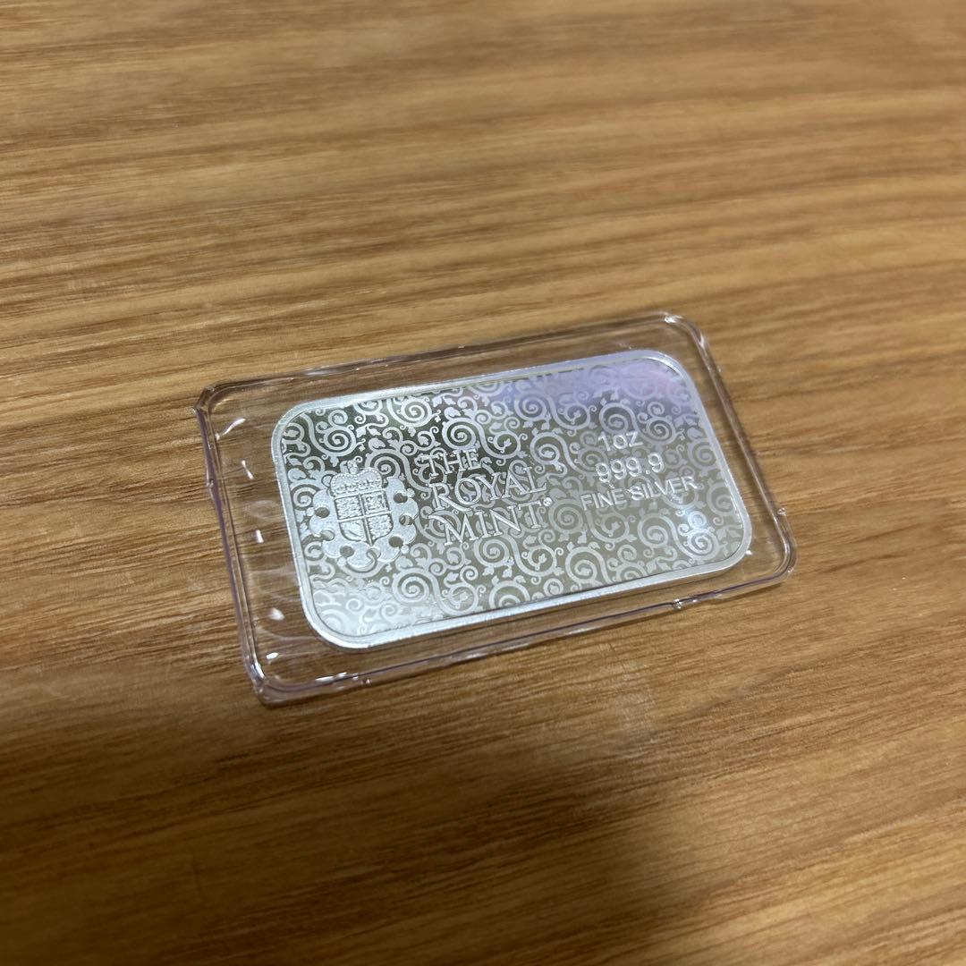 純銀　ウナとライオン　シルバーバー