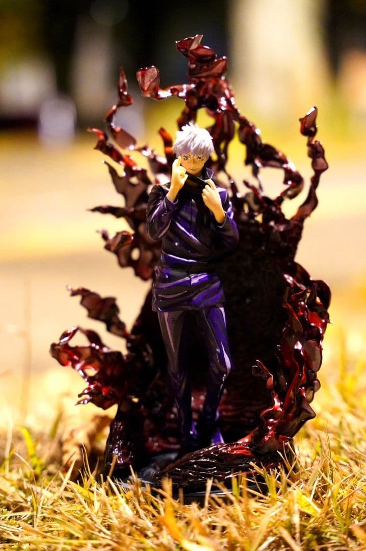 呪術廻戦、五条悟、フルリペイント、ジオラマエフェクト台座付き、元箱無し