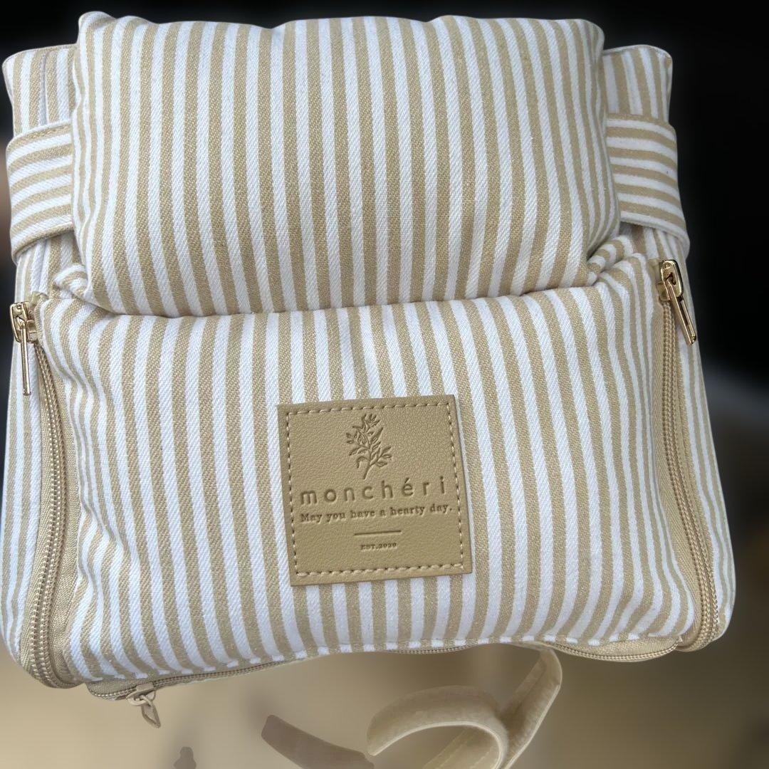 新品⭐︎モンシェリストライプドライブセンターペットベッド　ドライブベッド