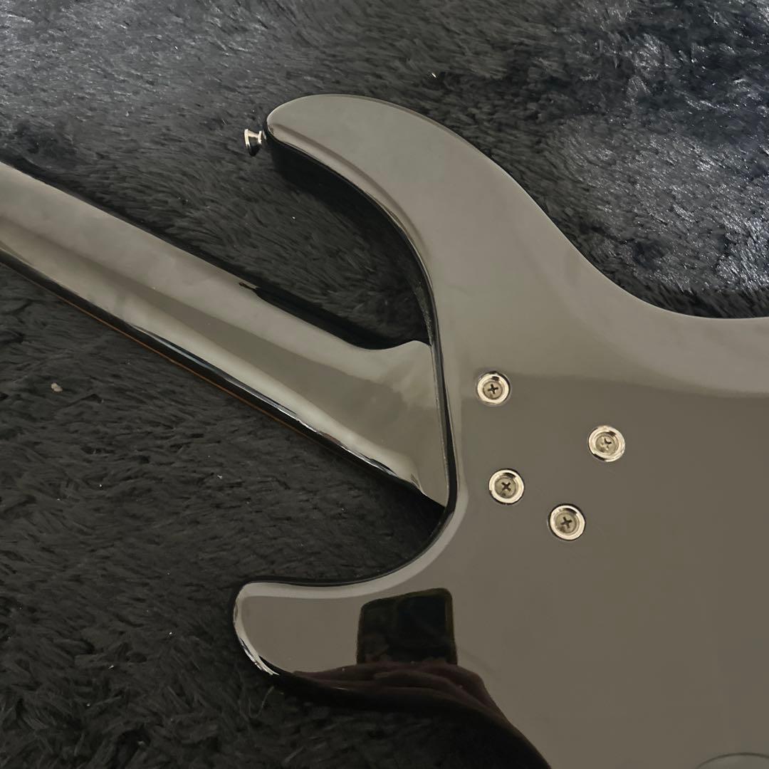 エレキベース 5弦 弦楽器 黒 多弦ベース レア ブラック