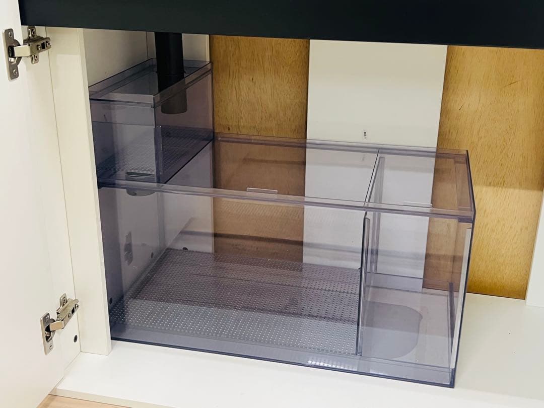 年内ラスト1セット限定　クリア＆ホワイト900サイズ　オーバーフロー水槽セット