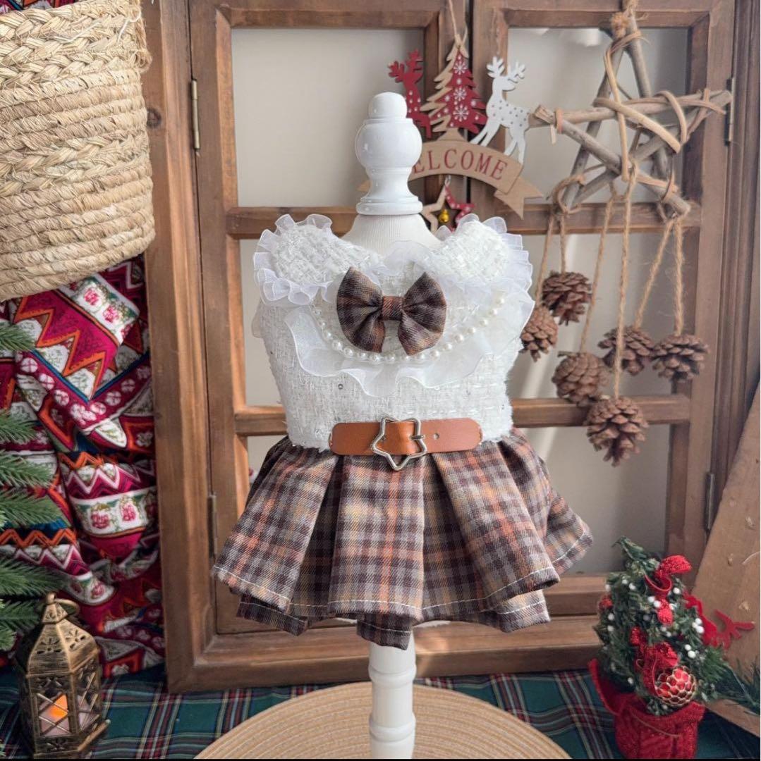 ヒロ犬服　猫服　ハンドメイド　ワンピース　わんちゃん