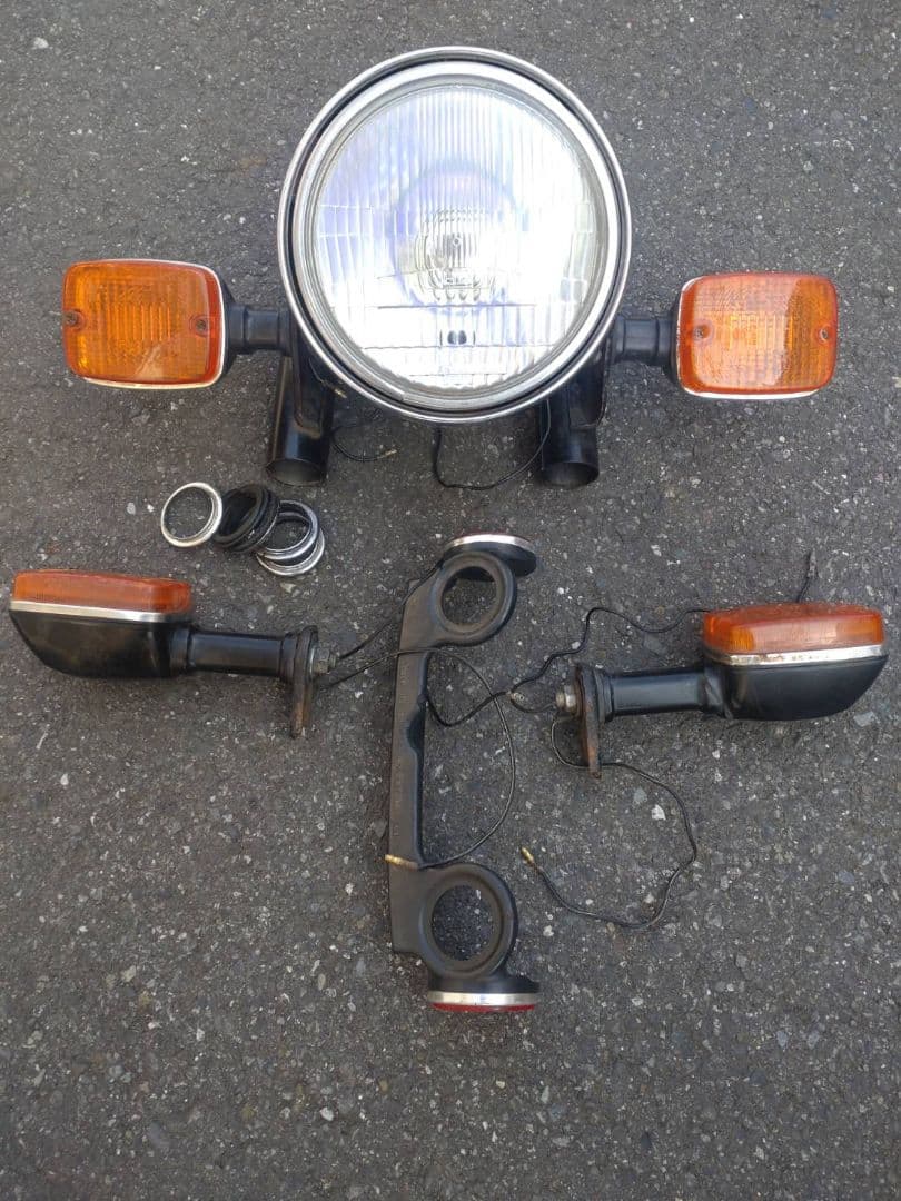 GSX400Eザリ用国内物実働外しライト回り一式セット