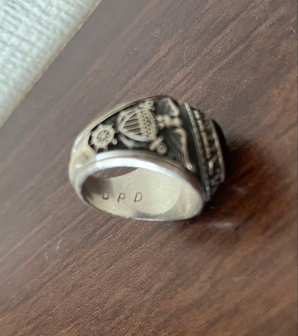 U*様 17号　ジャスティンズ　jostens ミリタリー　リング　NAVY