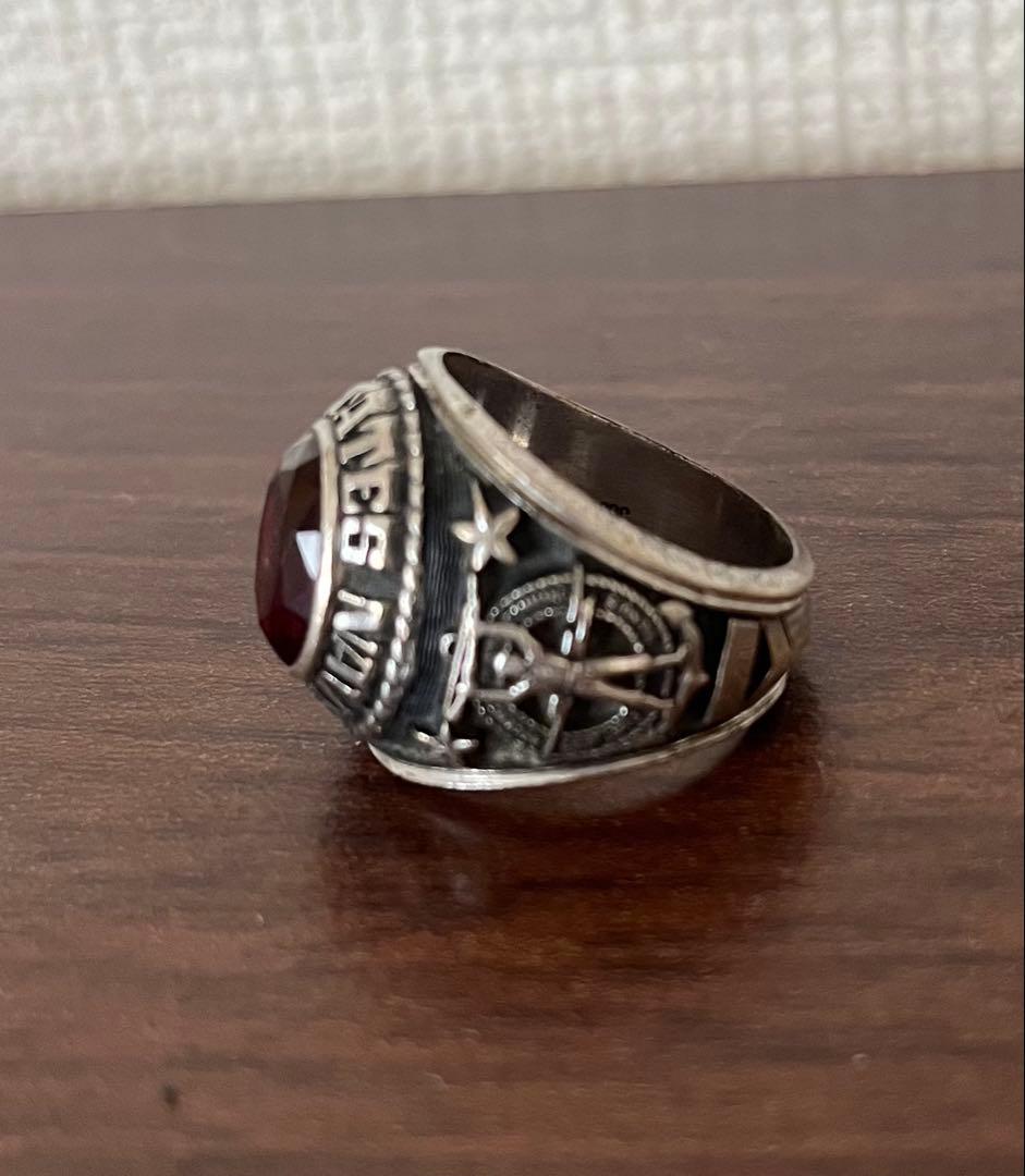 U*様 17号　ジャスティンズ　jostens ミリタリー　リング　NAVY