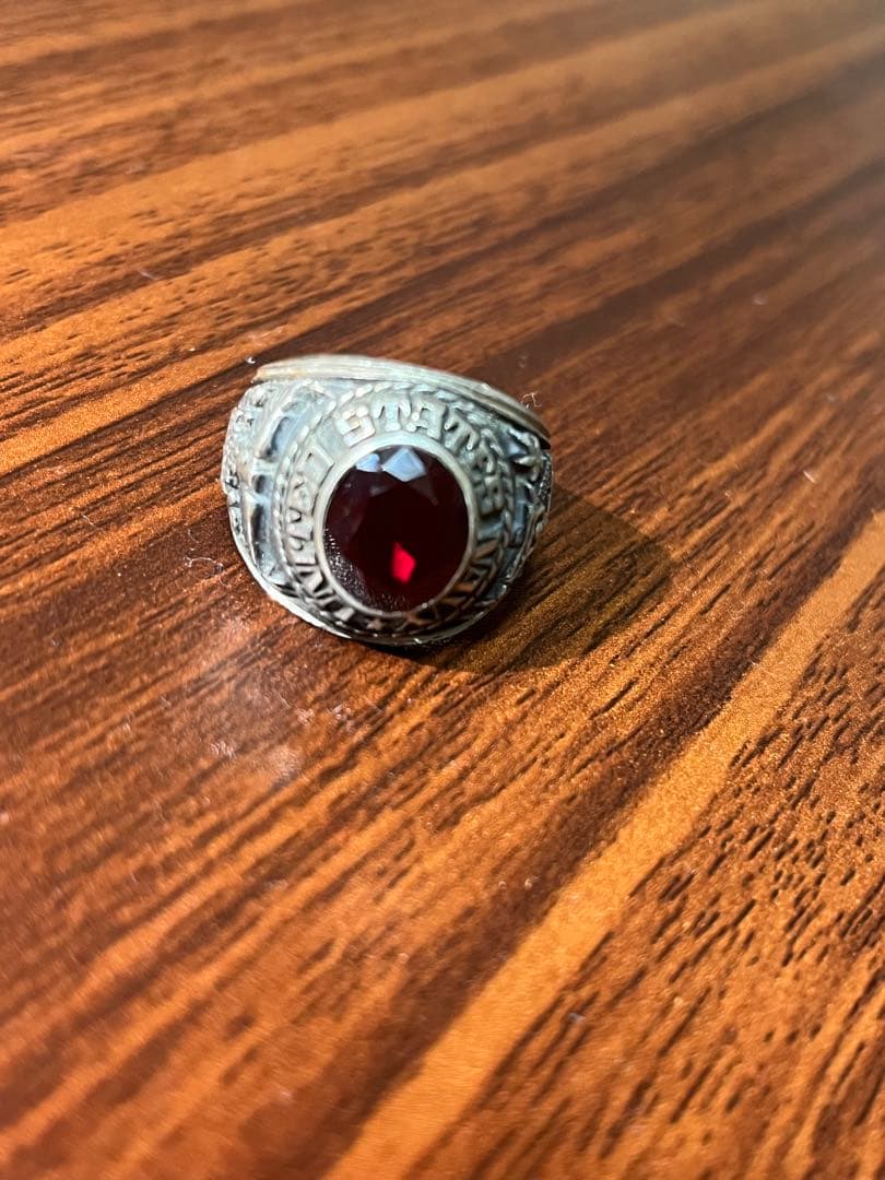 U*様 17号　ジャスティンズ　jostens ミリタリー　リング　NAVY