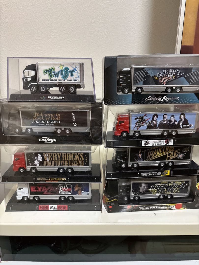 矢沢永吉　トランポ　ミニカー　8台セット