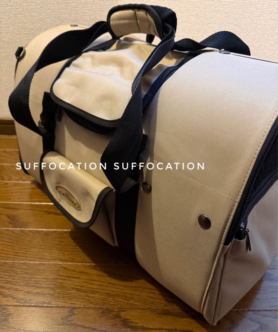 celltei ペット用キャリーバッグ　電車・バス、非常時にも！