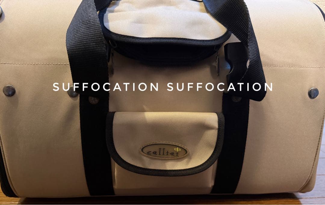 celltei ペット用キャリーバッグ　電車・バス、非常時にも！