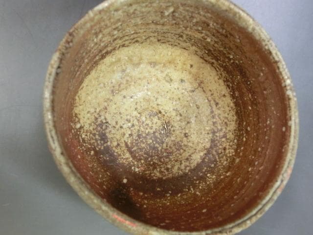 茶碗■高橋楽斎作 信楽焼 伊羅保 共箱 共布 お茶道具 共箱 作家物 美術陶器■