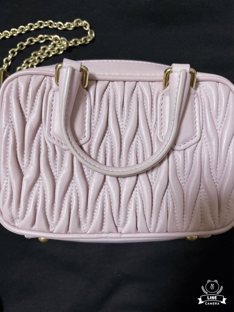 miumiu ショルダーバッグ ピンク