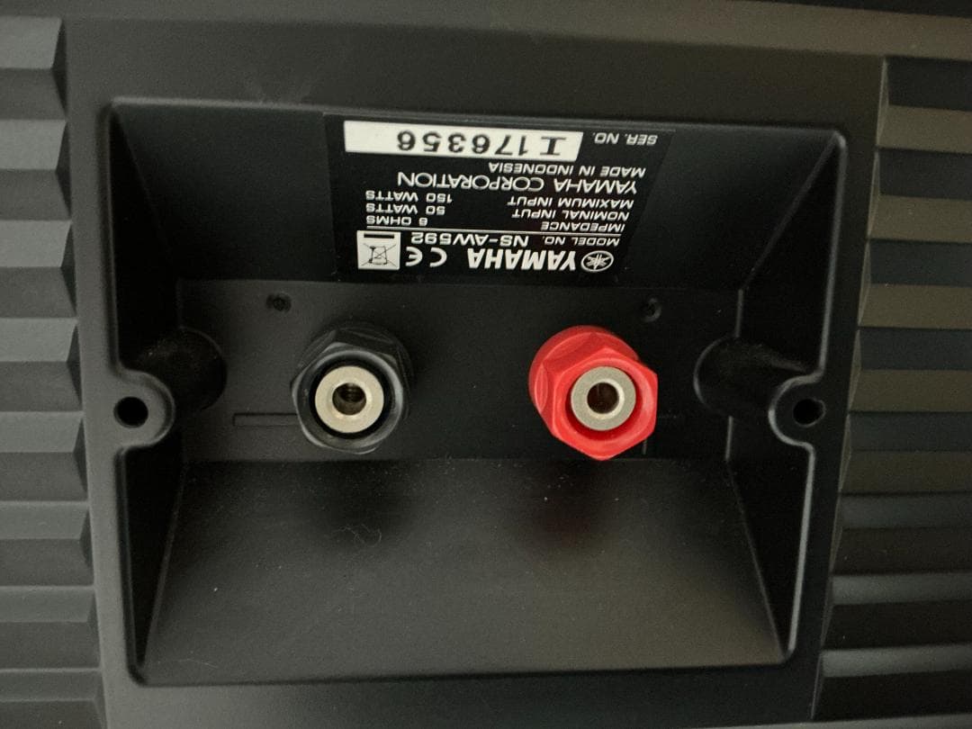 【美品】 YAMAHA NS-AW592 B 全天候型スピーカー ヤマハ