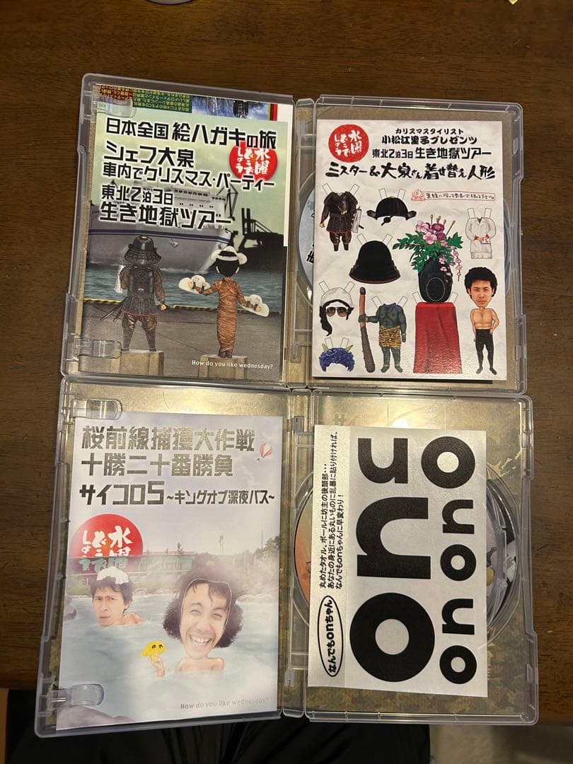 ちぃ　水曜どうでしょう　9枚セット(傷あり)