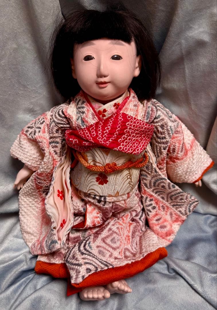竹内益次郎 吾妻人形 市松人形 大正時代 アンティークドール 日本人形 女の子