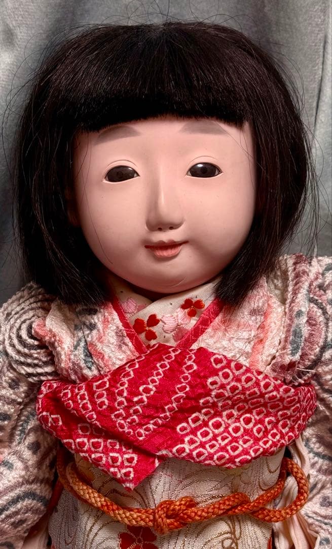 竹内益次郎 吾妻人形 市松人形 大正時代 アンティークドール 日本人形 女の子