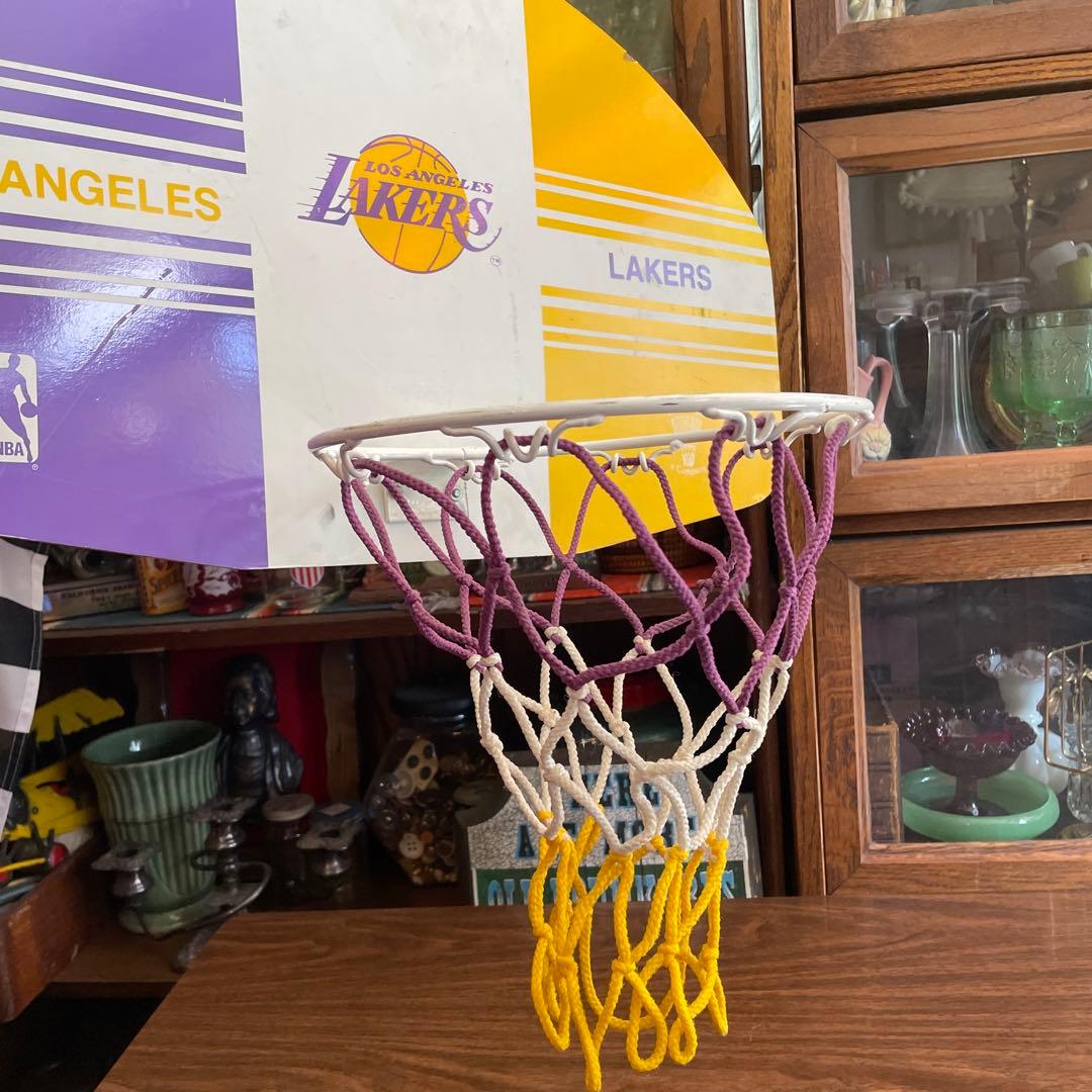 ロサンゼルスLAKERS レイカーズ　バスケットボールゴール　USAヴィンテージ