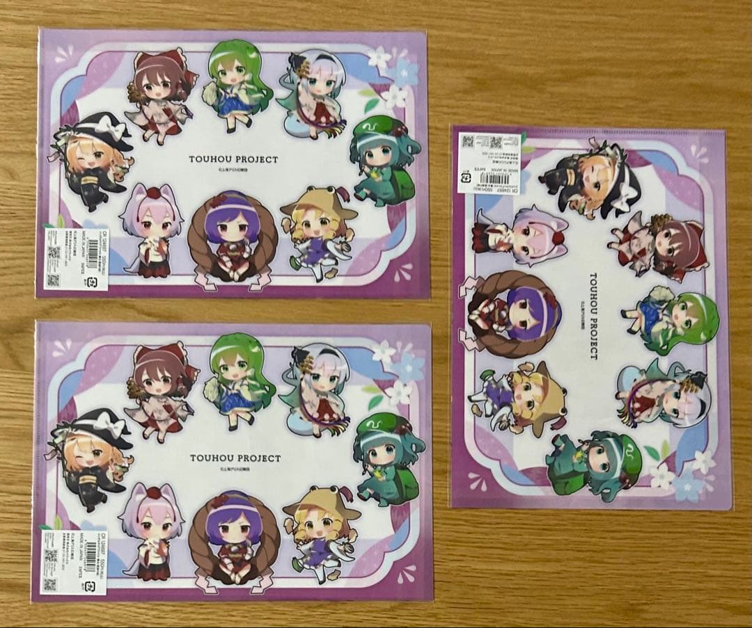 東方project POP UP SHOP 夏越の祓 クリアファイル　セット