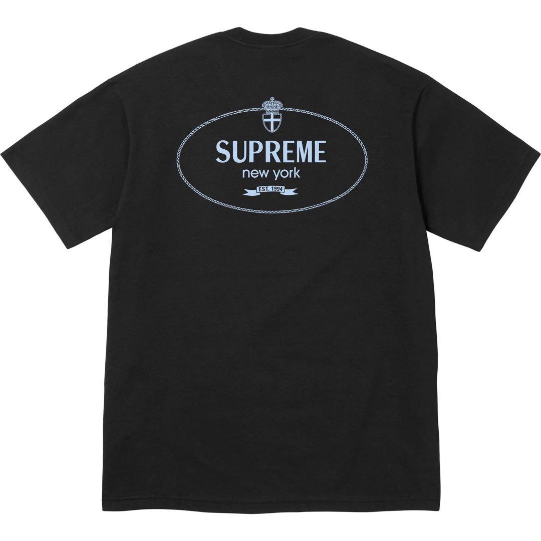 SUPREME Crest Tee 黒 L 新品未使用