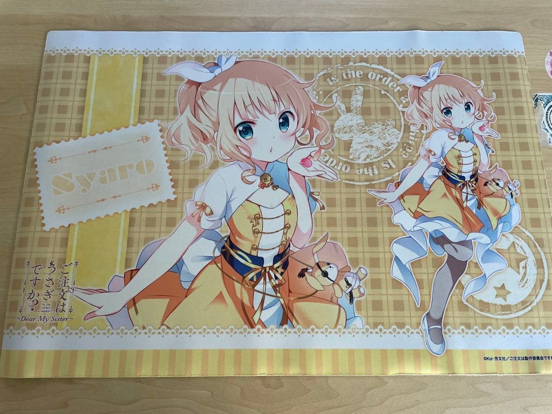 ご注文はうさぎですか？ プレイマット チノ マヤ メグ シャロ