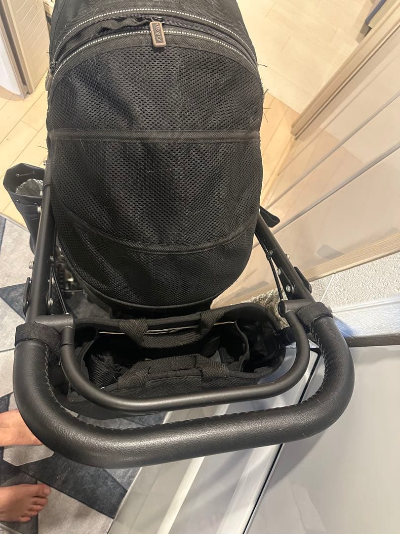 【送料込み】AirBuggyドーム2 フレームセット犬用　黒　ペットカート