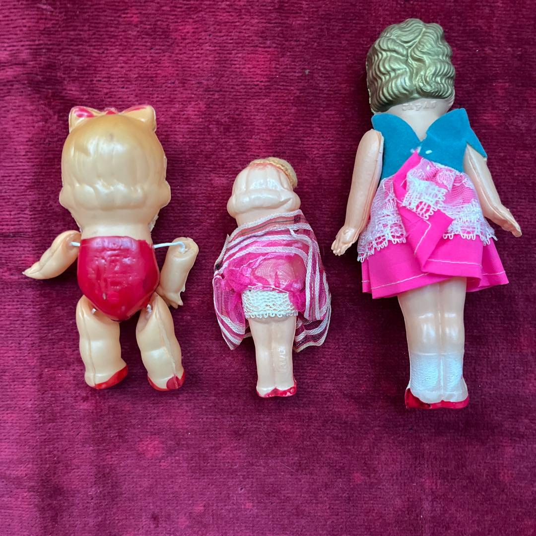 セルロイド製ドール　3セット