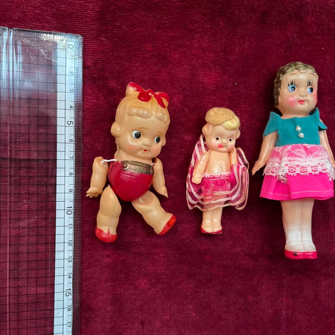 セルロイド製ドール　3セット