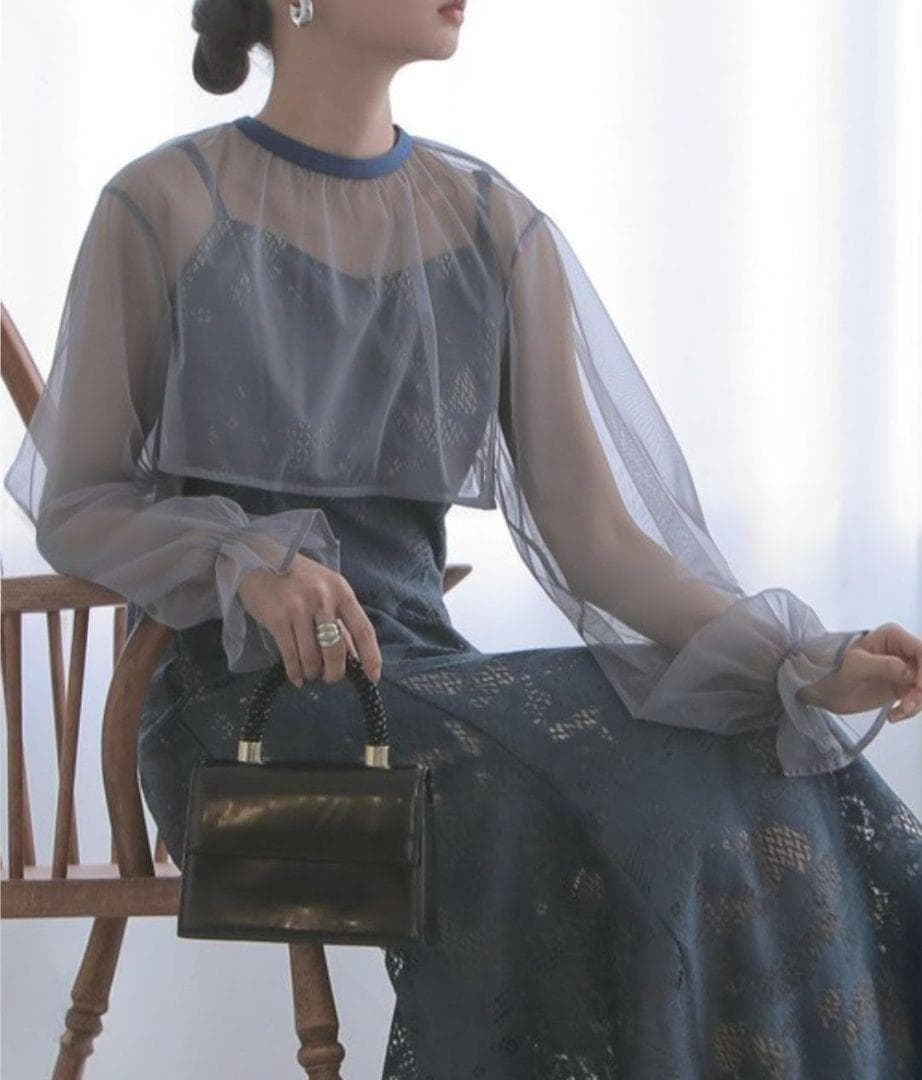 kana カナ チュールボレロセット ドレス ワンピース S 結婚式 パーティー