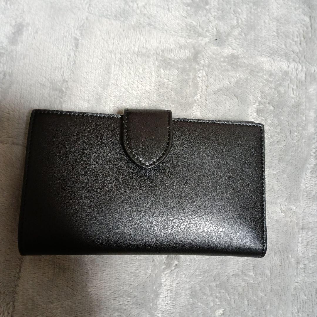 FENDI ブラックレザー 二つ折り財布