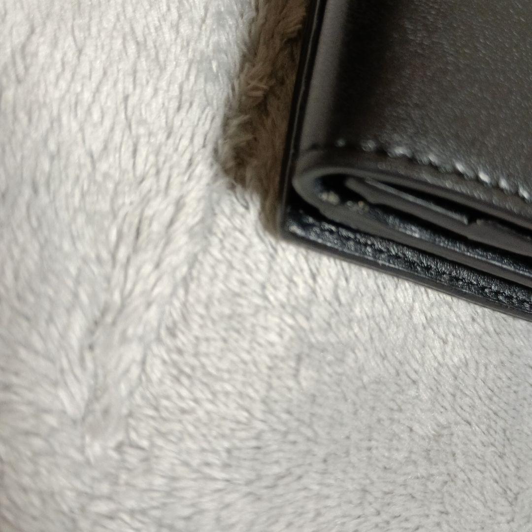 FENDI ブラックレザー 二つ折り財布