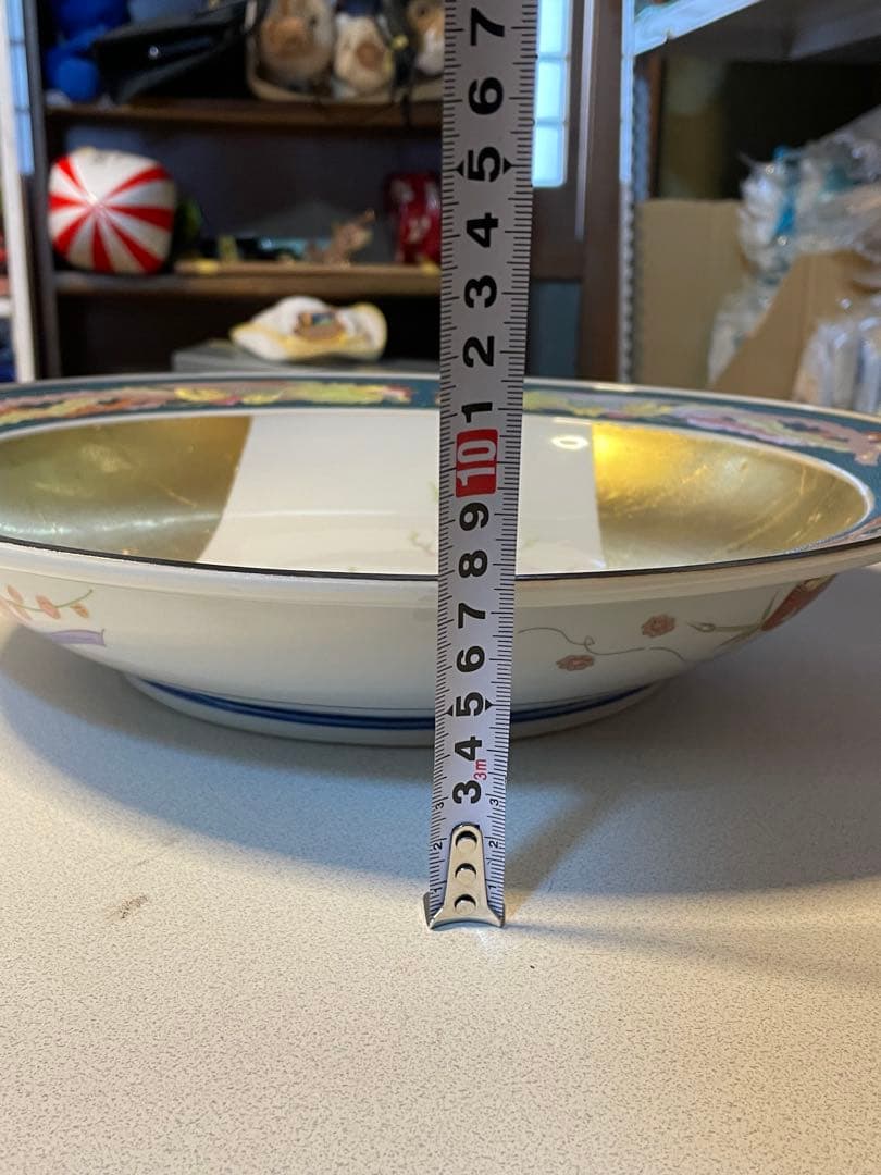 九谷焼 御絵皿 雛之図 大皿 皇太后陛下御麗筆 良子女王御銘記