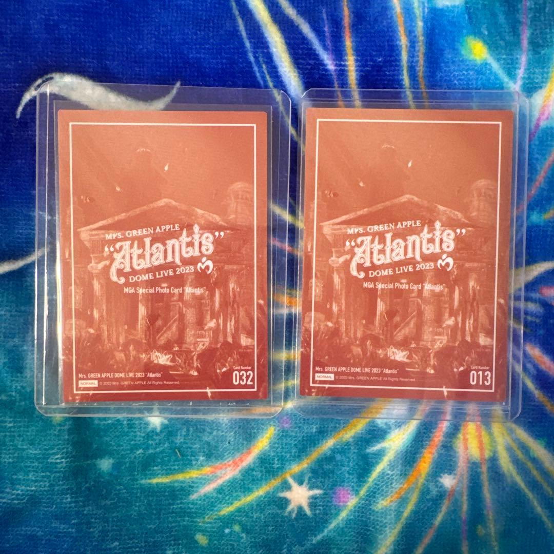 大森元貴 フォトカ ミセスグリーンアップルAtlantis 2枚