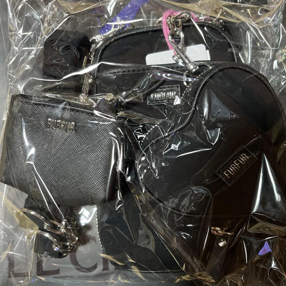 新品未使用 FURFUR マテリアルコンビ3SETショルダーバッグ