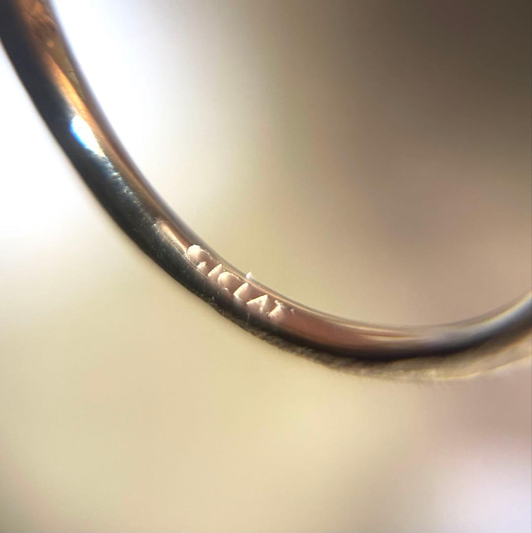 giclat K18YG WG ピンキーリング　4号