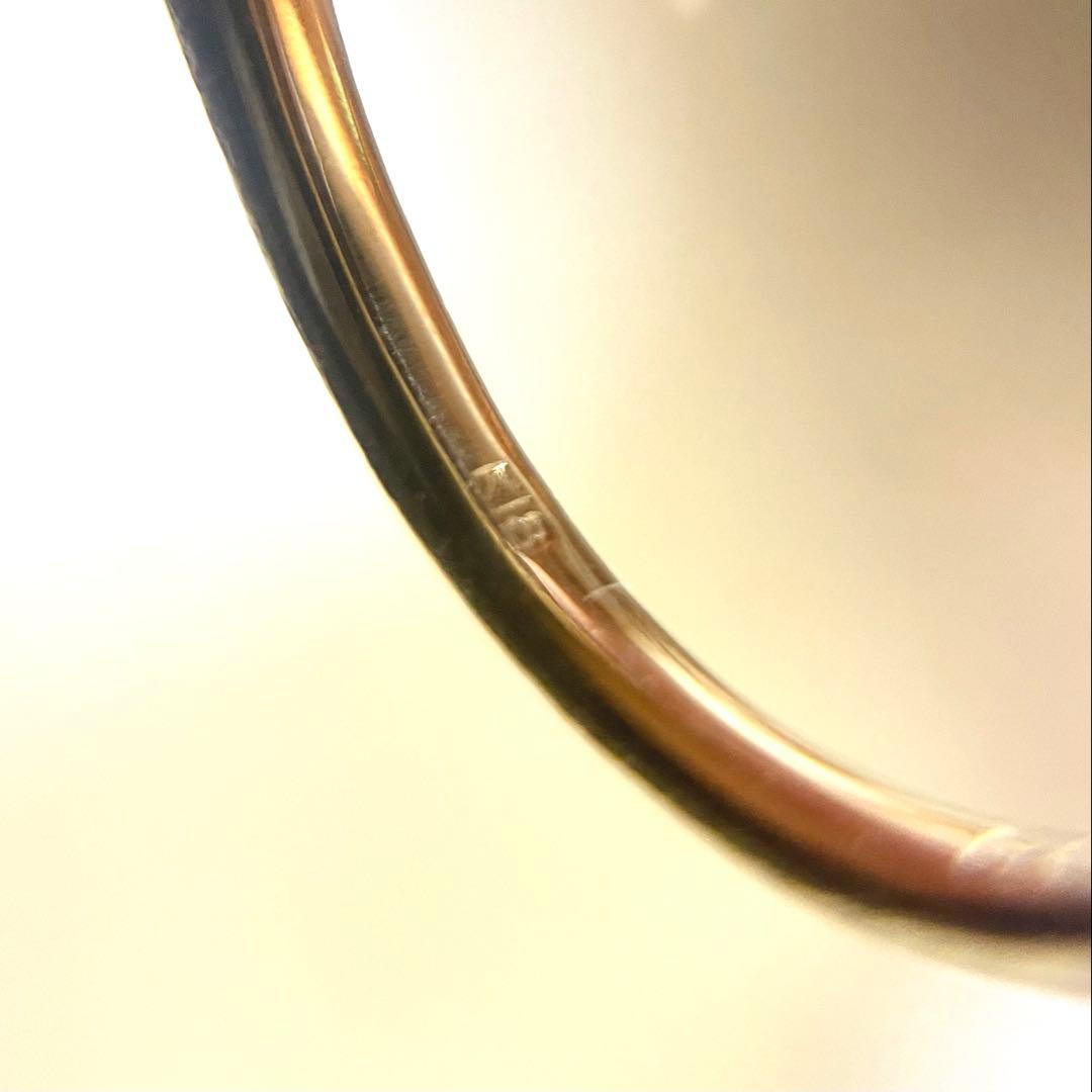 giclat K18YG WG ピンキーリング　4号