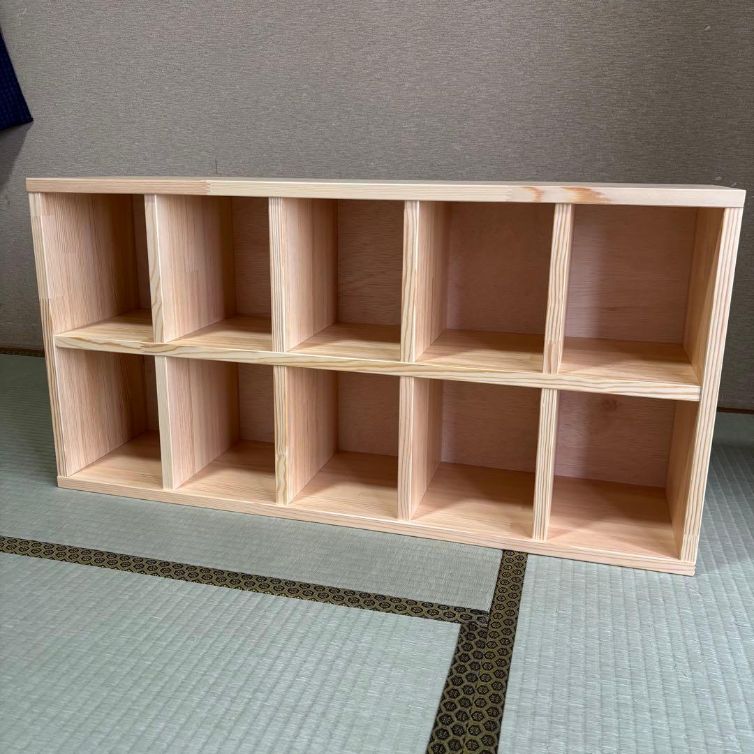 ハンドメイド　格子　棚　小物入れ　オーダー受け付けます。