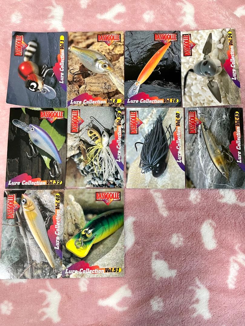 ルアートレカ　バスコレ97 まとめ売り　ルアーコレクション　カード　1997