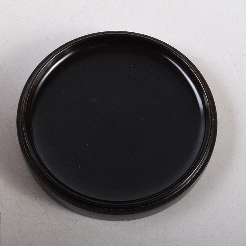 茶道具　塗師　徳山祐哲作　青貝七宝　香合　共箱　V　8120