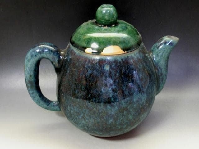 水注■水指 水次 青緑釉 昊廻昌？金継ぎ直し有り お茶道具 煎茶道具 骨董品■