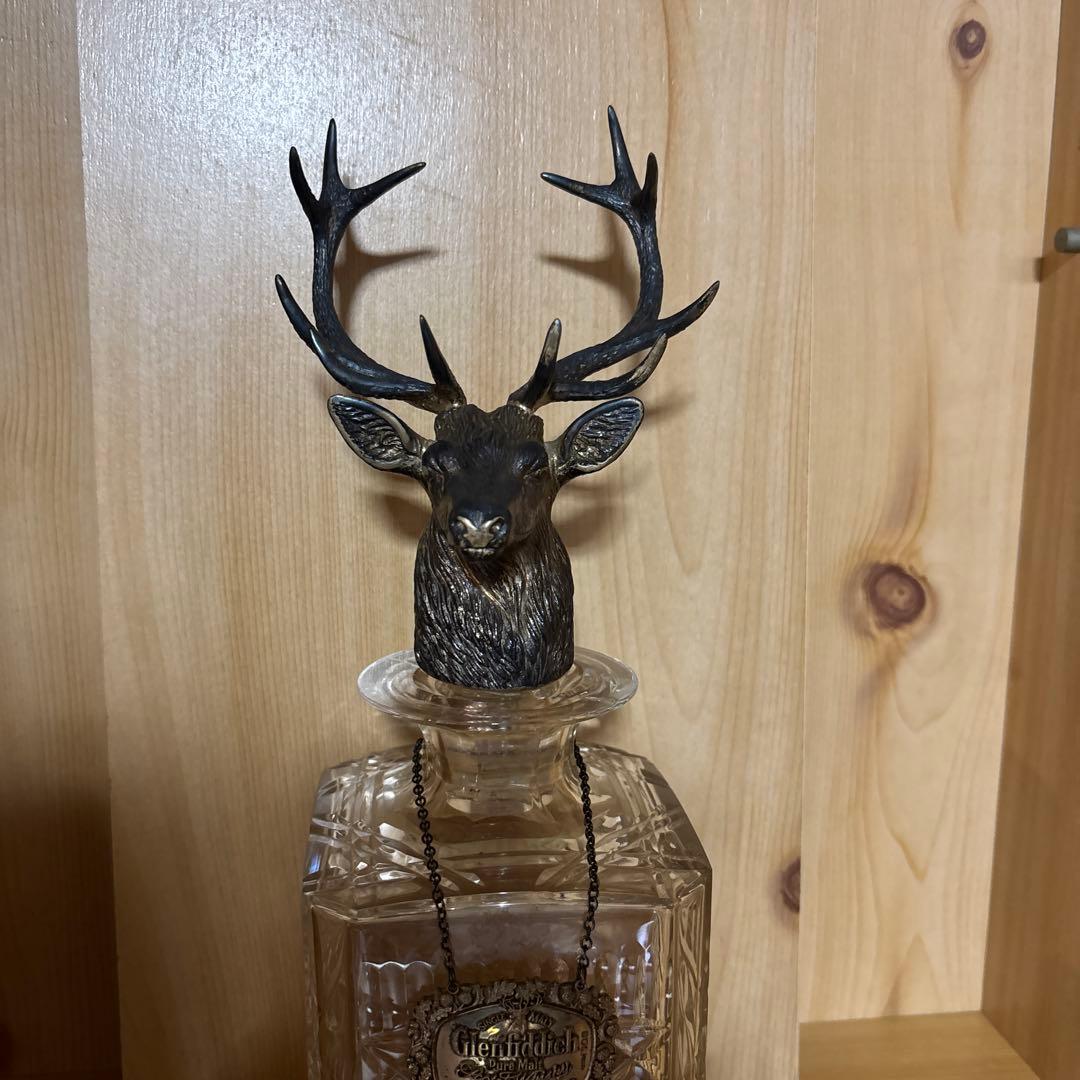 グレンフィディック 30年 エジンバラ クリスタルデキャンタ　スターリングシルバ