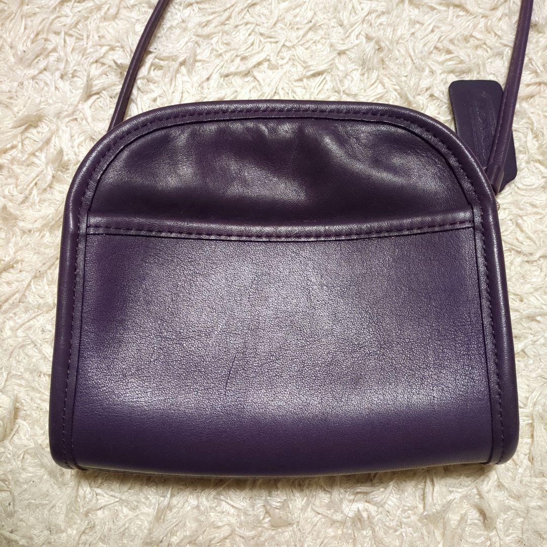 オールドコーチ パープル レア色 ミニショルダーバッグ