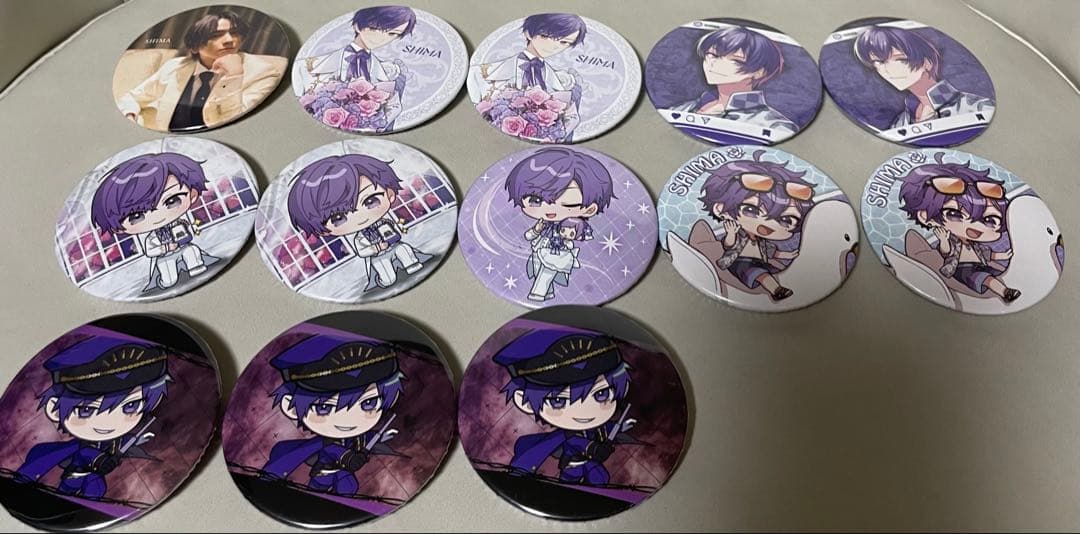 浦島坂田船 缶バッチ うらたぬき 志麻 あほの坂田 となりの坂田 センラ シクレ