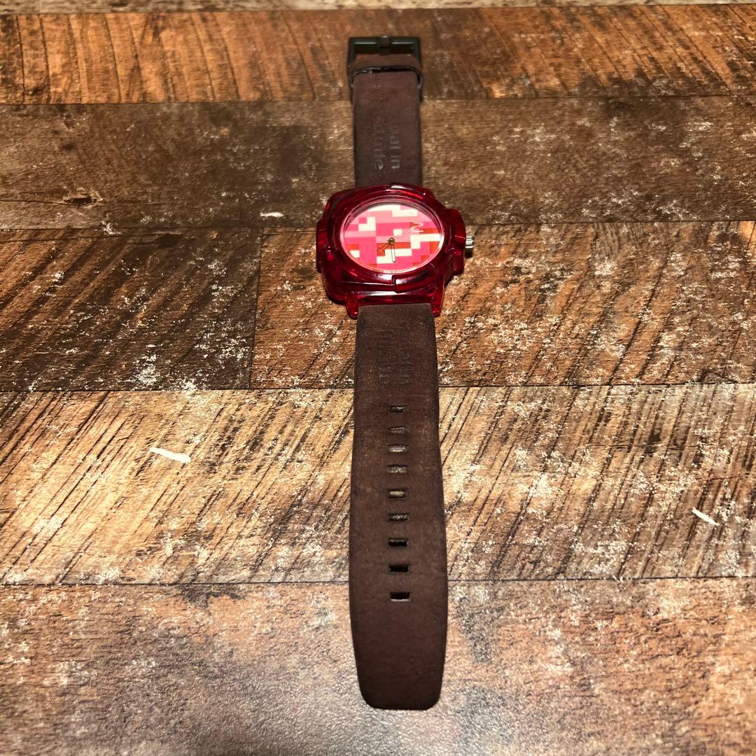 希少 beauty:beast デジタルカモ 腕時計 ピンク 電池交換済み稼働品