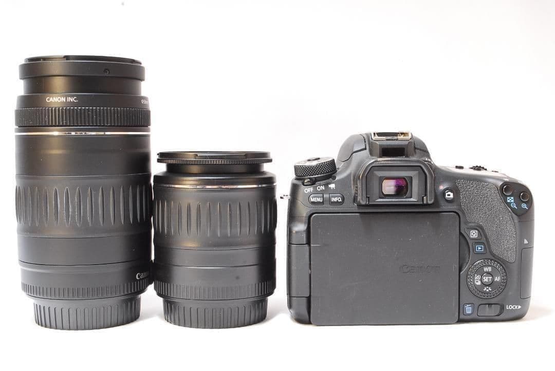 高画質✨美品✨Canon EOS 8000D✨超望遠ダブルレンズ✨Wi-Fi接続