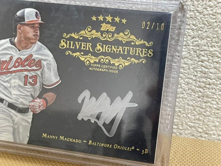 Manny Machado 2013年ルーキー直書き直筆サインカード 10枚限定