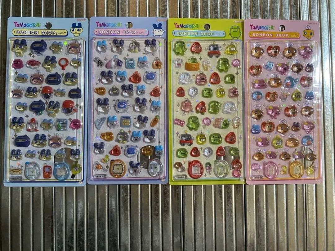 り*ん様 たまごっち　ボンボンドロップシール　4種セット