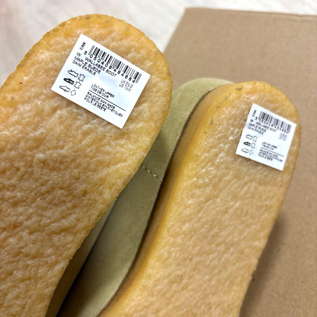 【新品】クラークス　ワラビーブーツ　メンズ