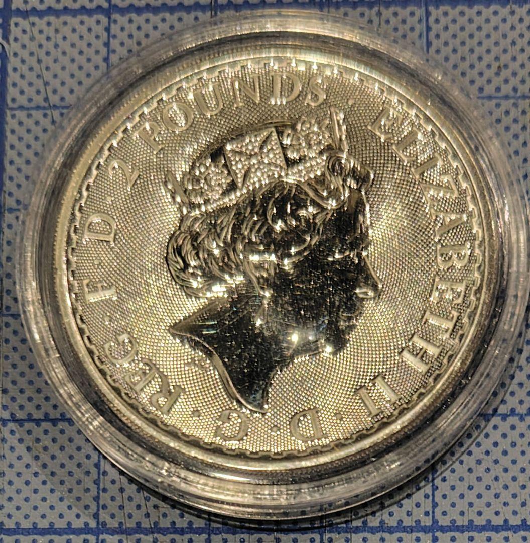2021年ブリタニア銀貨　1オンス