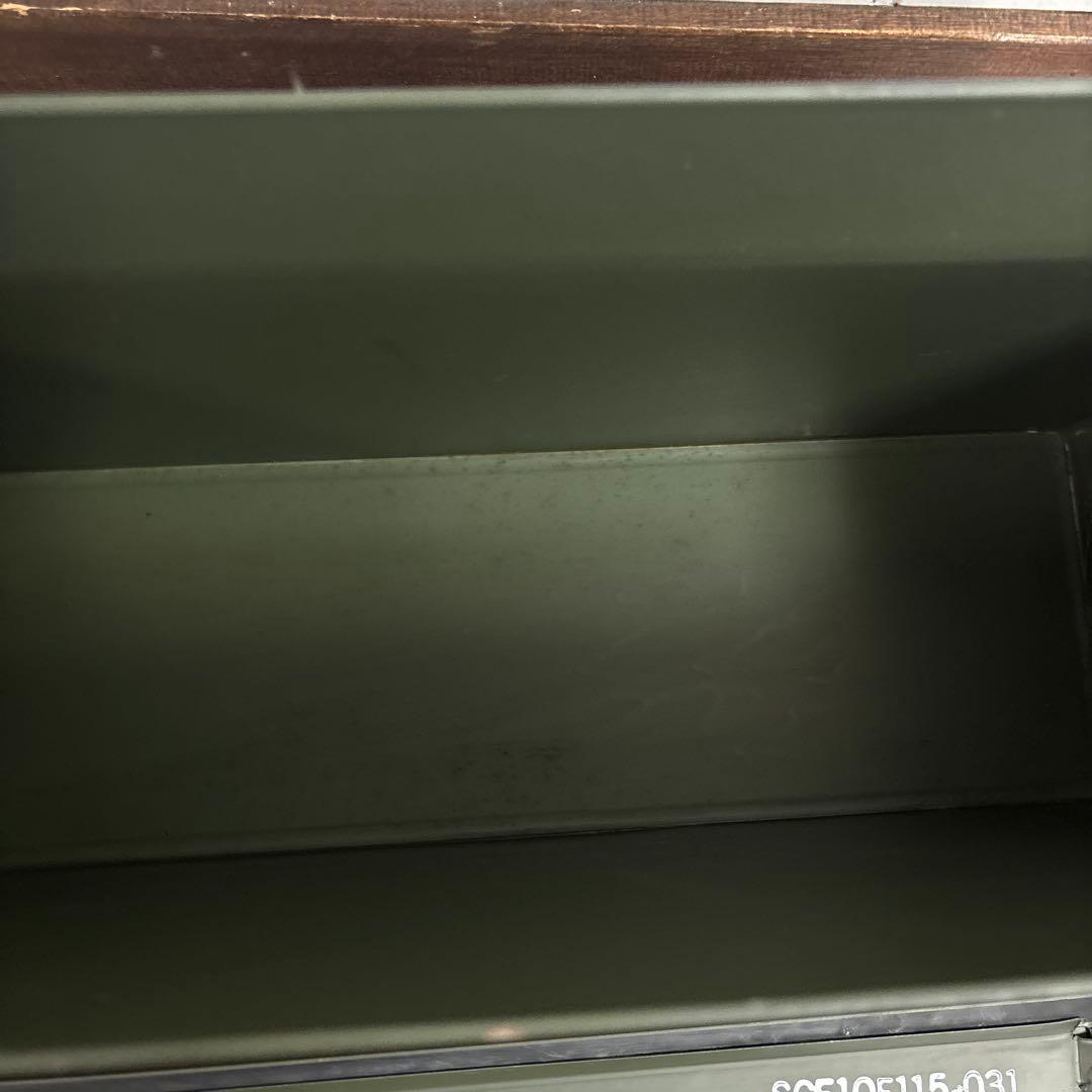米軍　実物　AMMO BOX 40mm 32CARTRIDGES 弾薬箱　②