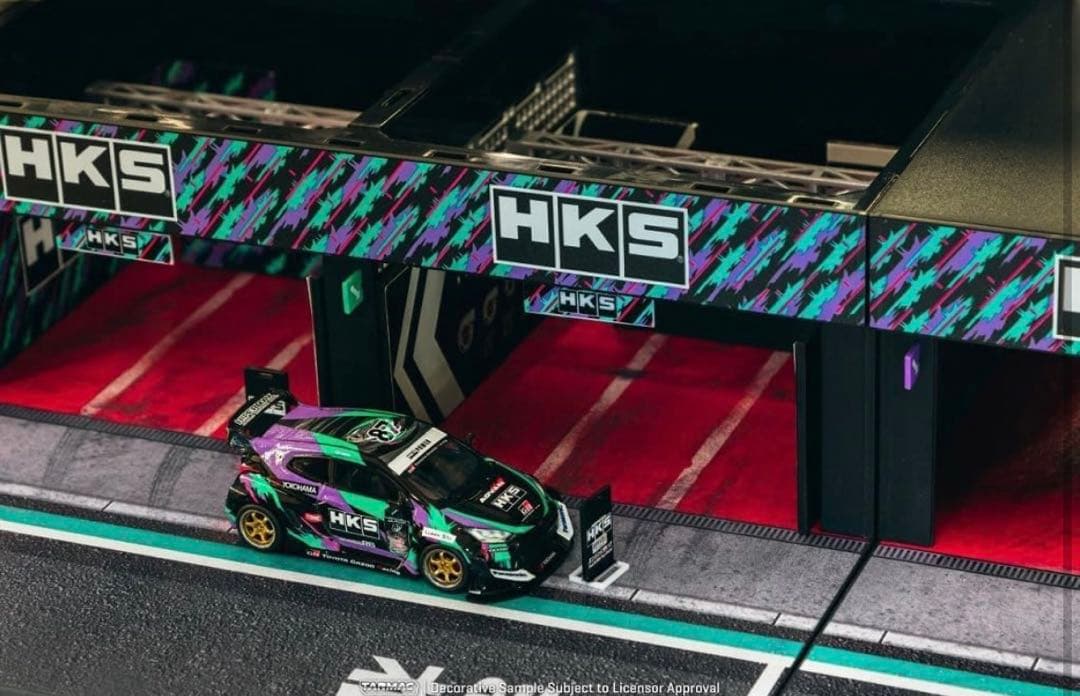 Tarmac Works HKS ガレージジオラマ 1:64