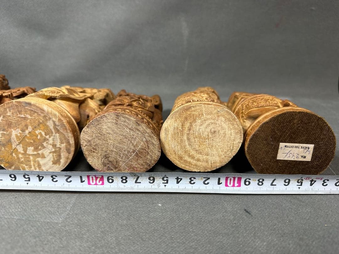 インド　白檀　象そう　木彫り　仏教美術　仏像 骨董 木像　木製　仏教　密教